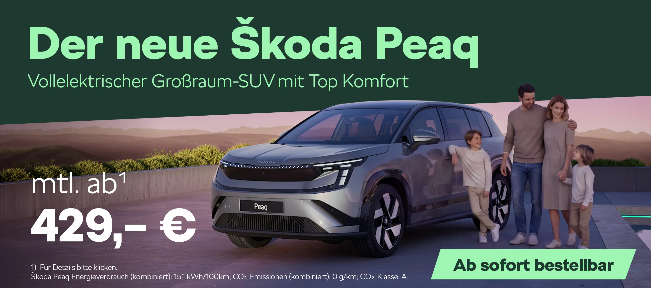 Online neuer Skoda Peaq